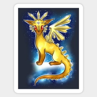 Topaz Dragon - Cute Cartoon Dragon Sticker